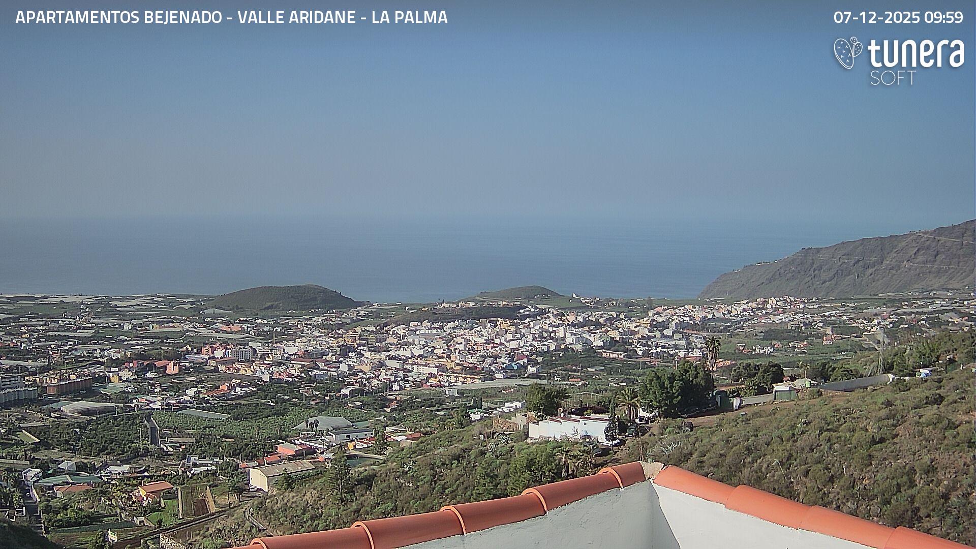 Webcam Valle de Aridane view