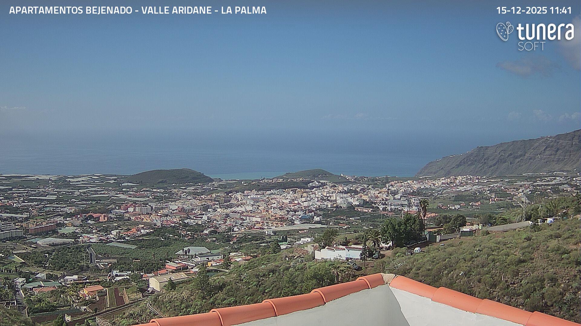 Webcam Valle de Aridane view