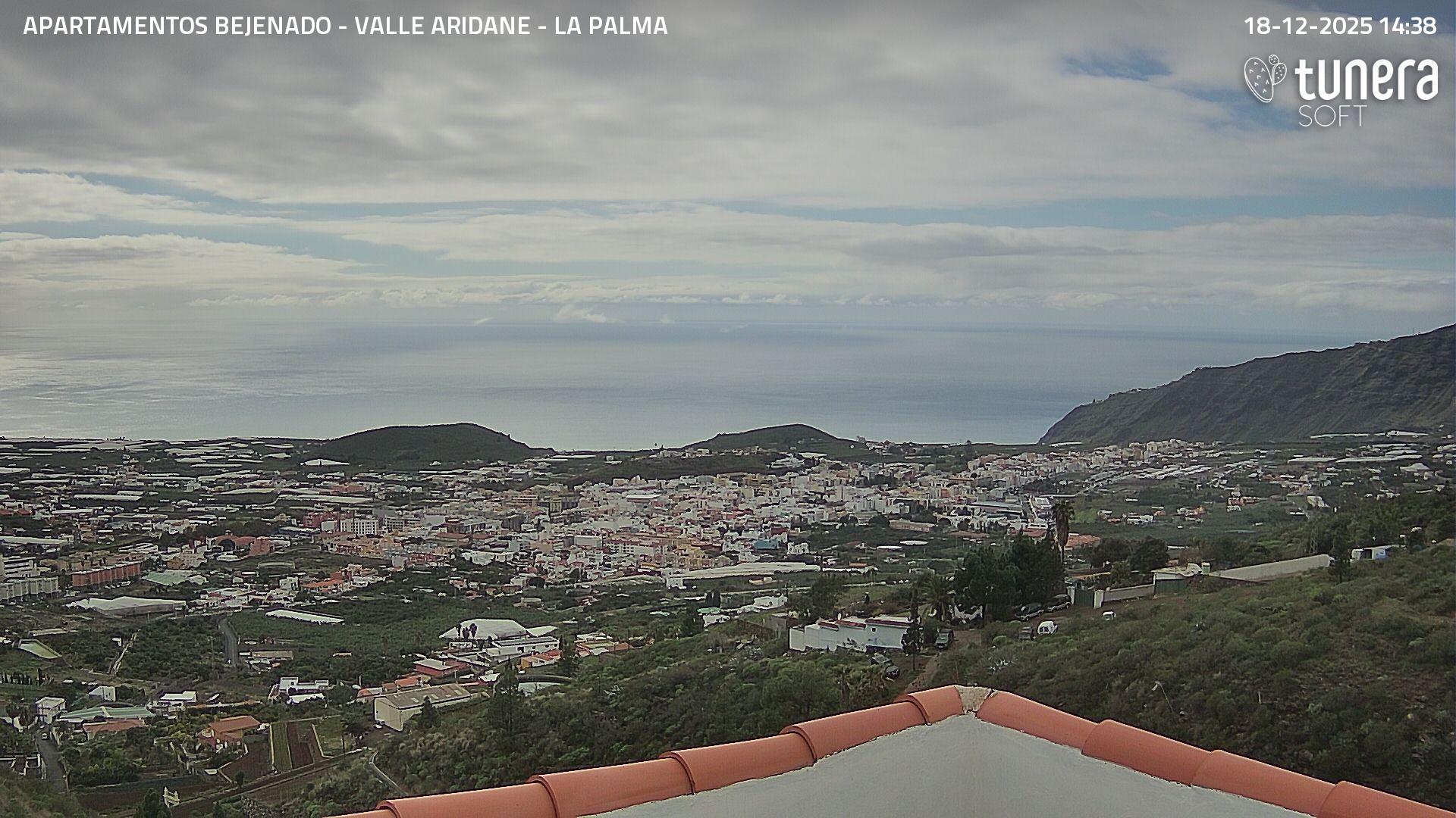 Webcam Valle de Aridane view