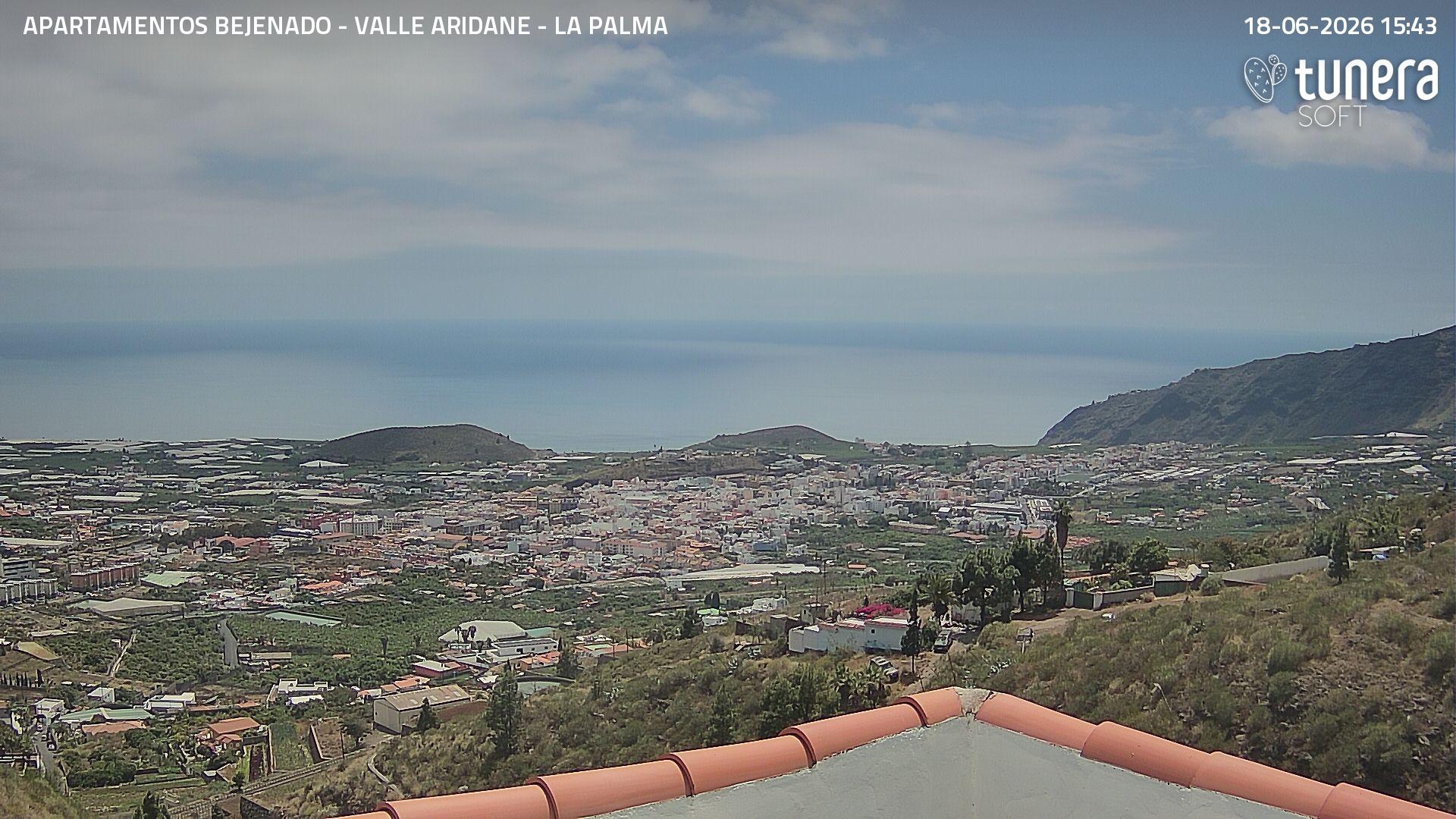 Webcam Valle de Aridane view