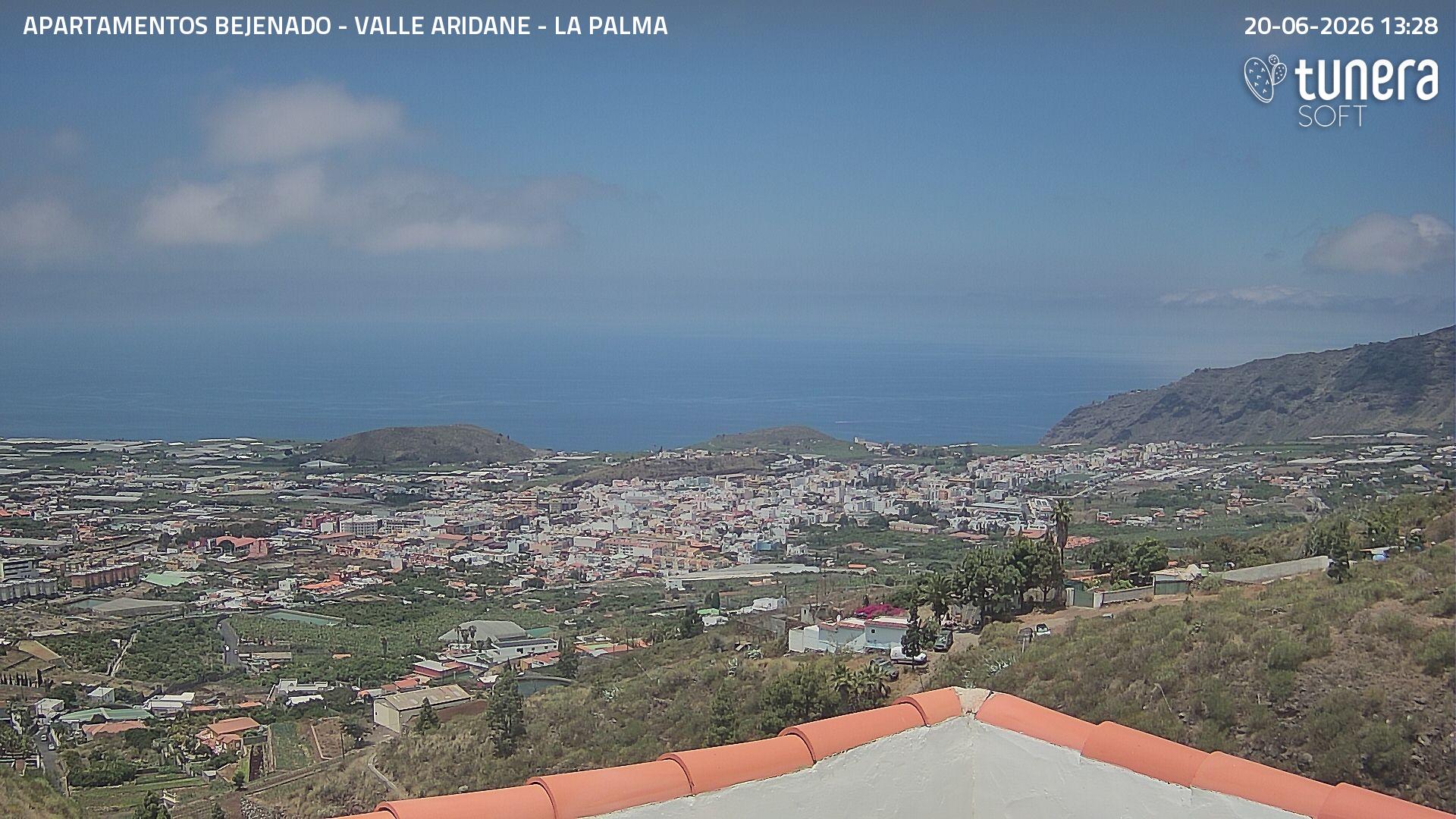 Webcam Valle de Aridane view