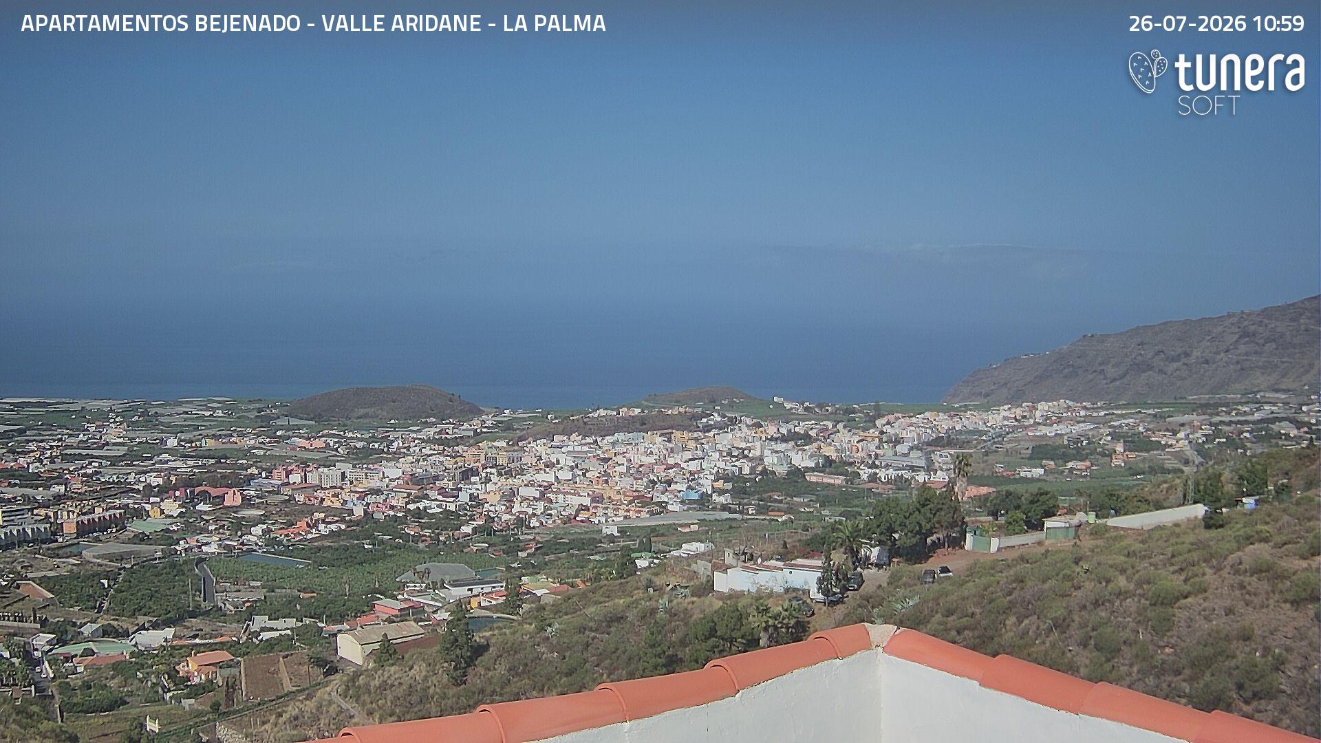 Webcam Valle de Aridane view